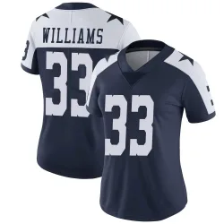 Women's Javonte Williams Dallas Cowboys No.33 Limited Alternate Vapor Untouchable Jersey - Navy