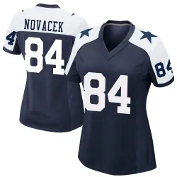 Women's Jay Novacek Dallas Cowboys No.84 Game Alternate Jersey - Navy