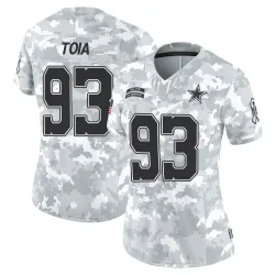 Women's Jay Toia Dallas Cowboys No.93 Limited 2024 Salute to Service Jersey - Arctic Camo