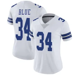 Women's Jaydon Blue Dallas Cowboys No.34 Limited Vapor Untouchable Jersey - White