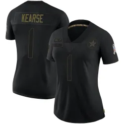 Women's Jayron Kearse Dallas Cowboys No.1 Limited 2020 Salute To Service Jersey - Black