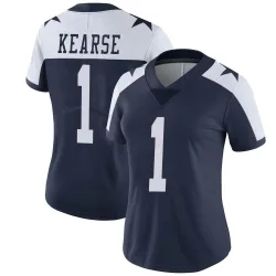 Women's Jayron Kearse Dallas Cowboys No.1 Limited Alternate Vapor Untouchable Jersey - Navy