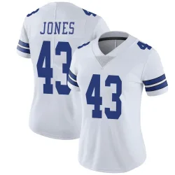 Women's Joe Jones Dallas Cowboys No.43 Limited Vapor Untouchable Jersey - White
