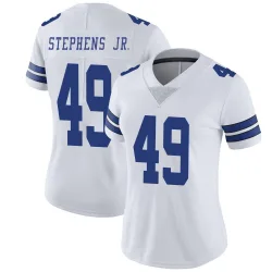 Women's John Stephens Jr. Dallas Cowboys No.49 Limited Vapor Untouchable Jersey - White