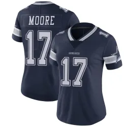 Women's Kellen Moore Dallas Cowboys No.17 Limited Team Color Vapor Untouchable Jersey - Navy