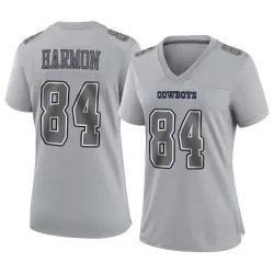 Women's Kelvin Harmon Dallas Cowboys No.84 Game Atmosphere Fashion Jersey - Gray