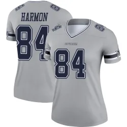 Women's Kelvin Harmon Dallas Cowboys No.84 Legend Inverted Jersey - Gray