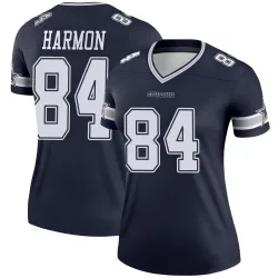 Women's Kelvin Harmon Dallas Cowboys No.84 Legend Jersey - Navy