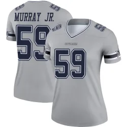 Women's Kenneth Murray Jr. Dallas Cowboys No.59 Legend Inverted Jersey - Gray