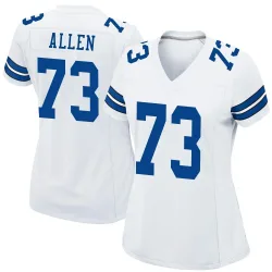 Women's Larry Allen Dallas Cowboys No.73 Game Jersey - White