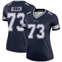 Women's Larry Allen Dallas Cowboys No.73 Legend Jersey - Navy