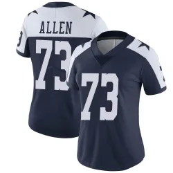 Women's Larry Allen Dallas Cowboys No.73 Limited Alternate Vapor Untouchable Jersey - Navy