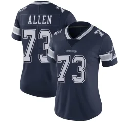 Women's Larry Allen Dallas Cowboys No.73 Limited Team Color Vapor Untouchable Jersey - Navy