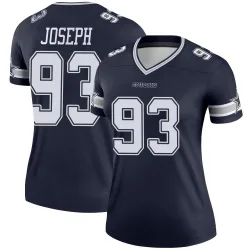 Women's Linval Joseph Dallas Cowboys No.93 Legend Jersey - Navy