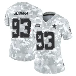 Women's Linval Joseph Dallas Cowboys No.93 Limited 2024 Salute to Service Jersey - Arctic Camo