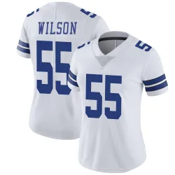 Women's Logan Wilson Dallas Cowboys No.55 Limited Vapor Untouchable Jersey - White