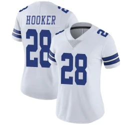 Women's Malik Hooker Dallas Cowboys No.28 Limited Vapor Untouchable Jersey - White
