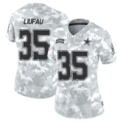 Women's Marist Liufau Dallas Cowboys No.35 Limited 2024 Salute to Service Jersey - Arctic Camo