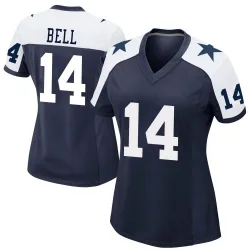 Women's Markquese Bell Dallas Cowboys No.14 Game Alternate Jersey - Navy