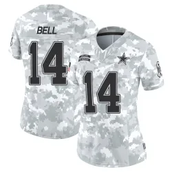 Women's Markquese Bell Dallas Cowboys No.14 Limited 2024 Salute to Service Jersey - Arctic Camo