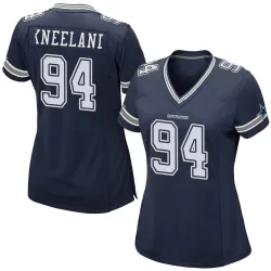 Women's Marshawn Kneeland Dallas Cowboys No.94 Game Team Color Jersey - Navy