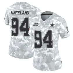 Women's Marshawn Kneeland Dallas Cowboys No.94 Limited 2024 Salute to Service Jersey - Arctic Camo