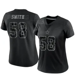 Women's Mazi Smith Dallas Cowboys No.58 Limited Reflective Jersey - Black