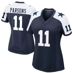 Women's Micah Parsons Dallas Cowboys No.11 Game Alternate Jersey - Navy