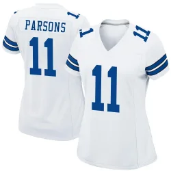 Women's Micah Parsons Dallas Cowboys No.11 Game Jersey - White
