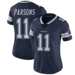 Women's Micah Parsons Dallas Cowboys No.11 Limited Team Color Vapor Untouchable Jersey - Navy
