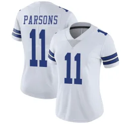 Women's Micah Parsons Dallas Cowboys No.11 Limited Vapor Untouchable Jersey - White