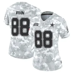 Women's Michael Irvin Dallas Cowboys No.88 Limited 2024 Salute to Service Jersey - Arctic Camo