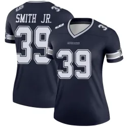 Women's Mike Smith Jr. Dallas Cowboys No.39 Legend Jersey - Navy