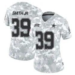 Women's Mike Smith Jr. Dallas Cowboys No.39 Limited 2024 Salute to Service Jersey - Arctic Camo