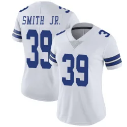 Women's Mike Smith Jr. Dallas Cowboys No.39 Limited Vapor Untouchable Jersey - White