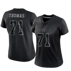Women's Nathan Thomas Dallas Cowboys No.71 Limited Reflective Jersey - Black