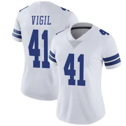 Women's Nick Vigil Dallas Cowboys No.41 Limited Vapor Untouchable Jersey - White