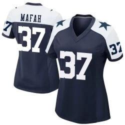 Women's Phil Mafah Dallas Cowboys No.37 Game Alternate Jersey - Navy
