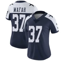 Women's Phil Mafah Dallas Cowboys No.37 Limited Alternate Vapor Untouchable Jersey - Navy