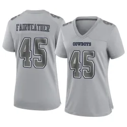 Women's Rivaldo Fairweather Dallas Cowboys No.45 Game Atmosphere Fashion Jersey - Gray