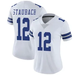 Women's Roger Staubach Dallas Cowboys No.12 Limited Vapor Untouchable Jersey - White
