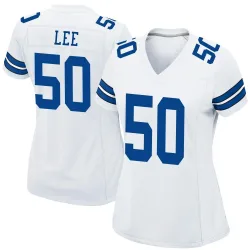 Women's Sean Lee Dallas Cowboys No.50 Game Jersey - White