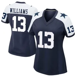 Women's Seth Williams Dallas Cowboys No.13 Game Alternate Jersey - Navy