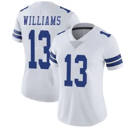 Women's Seth Williams Dallas Cowboys No.13 Limited Vapor Untouchable Jersey - White