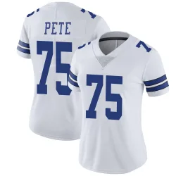 Women's Shiyazh Pete Dallas Cowboys No.75 Limited Vapor Untouchable Jersey - White