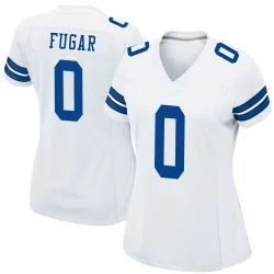 Women's Sidney Fugar Dallas Cowboys No.0 Game Jersey - White