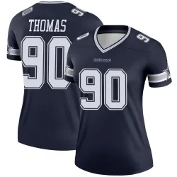 Women's Solomon Thomas Dallas Cowboys No.90 Legend Jersey - Navy