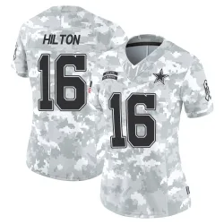 Women's T.Y. Hilton Dallas Cowboys No.16 Limited 2024 Salute to Service Jersey - Arctic Camo
