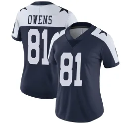 Women's Terrell Owens Dallas Cowboys No.81 Limited Alternate Vapor Untouchable Jersey - Navy