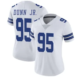 Women's Tommy Dunn Jr. Dallas Cowboys No.95 Limited Vapor Untouchable Jersey - White